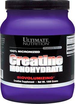 Creatine Monohydrate by Ultimate Nutrition: description and ingredients