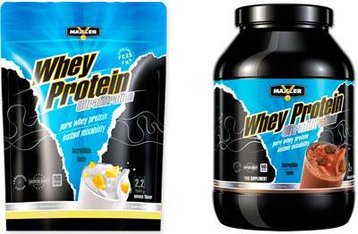 Whey Protein by Maxler: description and ingredients